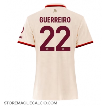 Bayern Munich Raphael Guerreiro #22 Maglia Gara Terza Repliche 2024-25 Donna Maniche Corte
